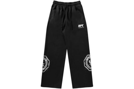 YoungLA Black UFC Championship Jogger Pants